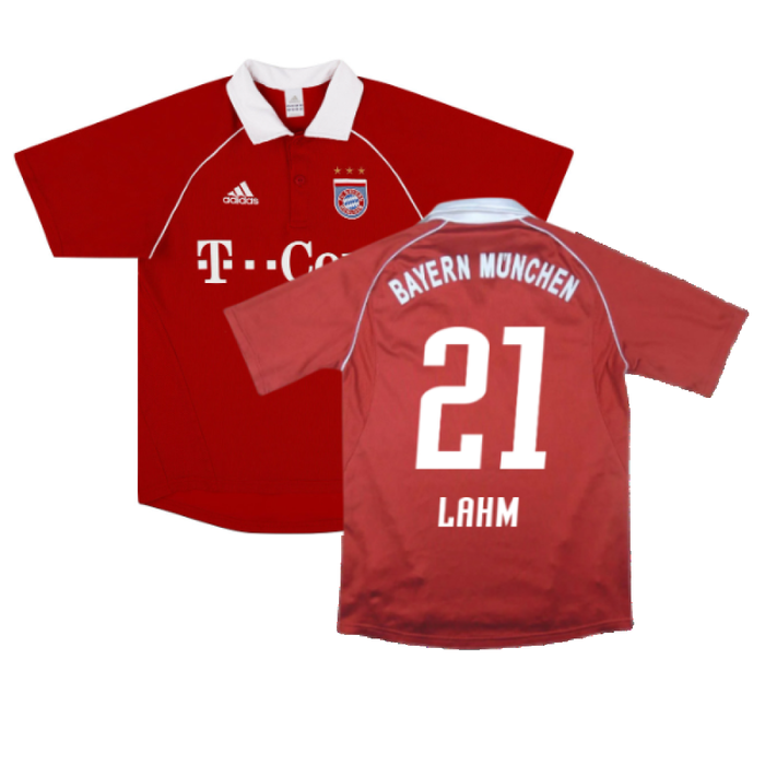 Bayern Munich 2005-06 Home Shirt (Excellent) (Lahm 21)