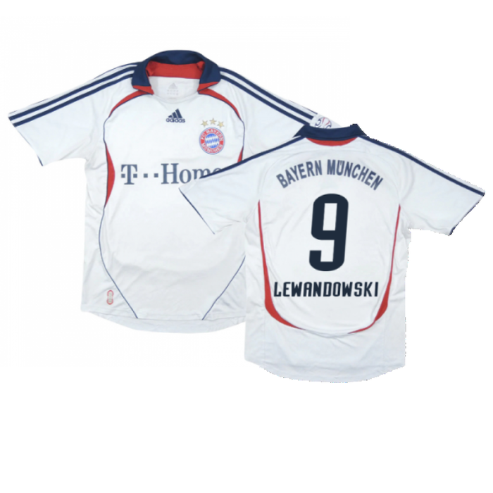 Bayern Munich 2006-08 Away Shirt (M) (Good) (Lewandowski 9)