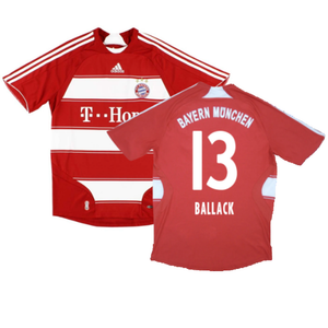 Bayern Munich 2007-09 Home Shirt (M) (Excellent) (Ballack 13)_0