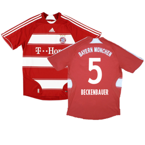 Bayern Munich 2007-09 Home Shirt (M) (Excellent) (Beckenbauer 5)_0