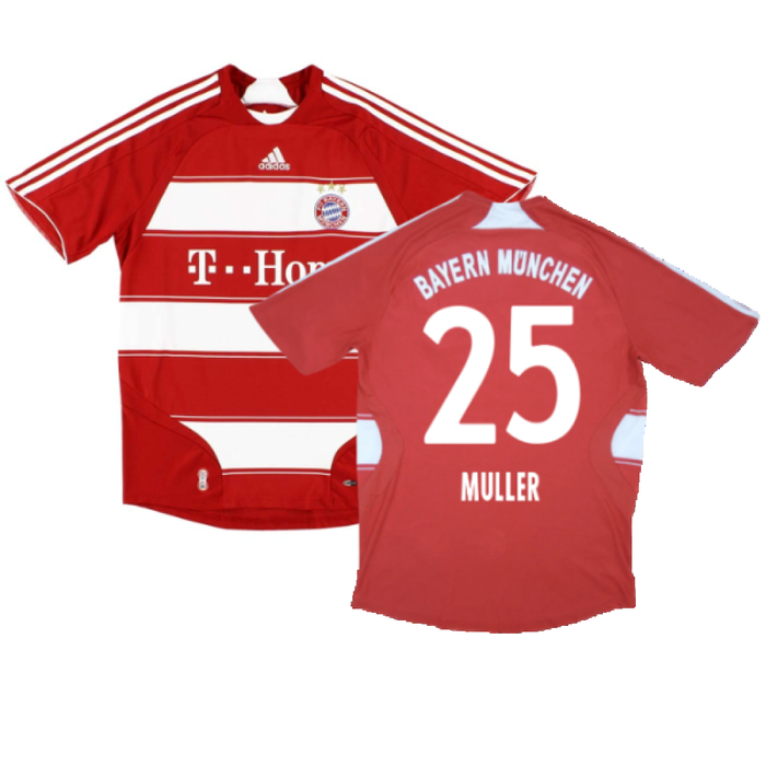 Bayern Munich 2007-09 Home Shirt (M) (Excellent) (Muller 25)