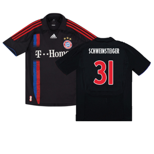 Bayern Munich 2007-08 Third Shirt (XXL) (Good) (Schweinsteiger 31)_0