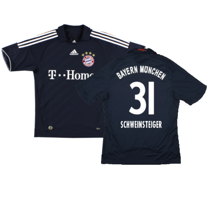 Bayern Munich 2008-09 Away Shirt (Van Bommel #17) (M) (Very Good) (Schweinsteiger 31)