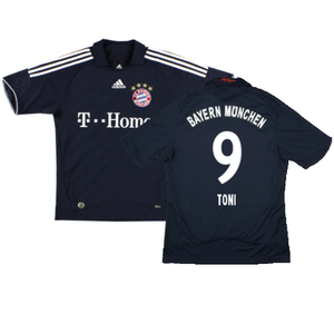 Bayern Munich 2008-10 Away Shirt (S) (Excellent) (Toni 9)_0