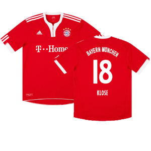 Bayern Munich 2009-10 Home Shirt (M) (Very Good) (Klose 18)_0