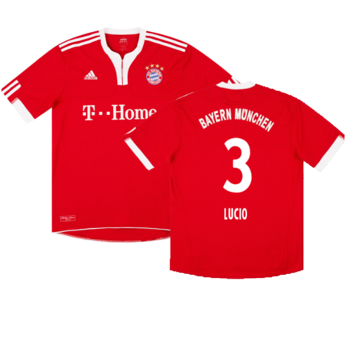 Bayern Munich 2009-10 Home Shirt (M) (Very Good) (Lucio 3)