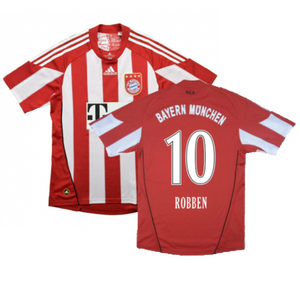 Bayern Munich 2010-11 Home Shirt (Good) (Robben 10)_0