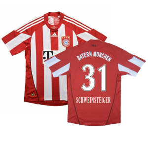 Bayern Munich 2010-11 Home Shirt (Good) (Schweinsteiger 31)_0