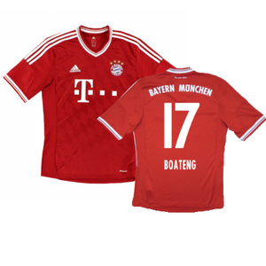 Bayern Munich 2013-14 Home Shirt (S) (Excellent) (Boateng 17)_0