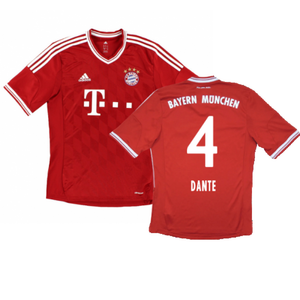 Bayern Munich 2013-14 Home Shirt (Excellent) (Dante 4)_0