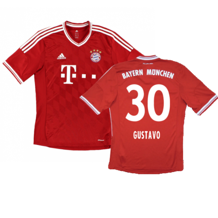 Bayern Munich 2013-14 Home Shirt (S) (Excellent) (Gustavo 30)