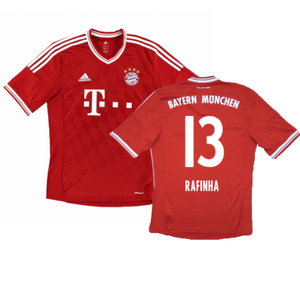 Bayern Munich 2013-14 Home Shirt (S) (Excellent) (Rafinha 13)_0