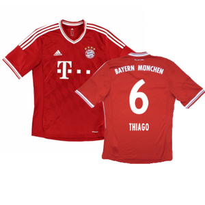 Bayern Munich 2013-14 Home Shirt (Excellent) (Thiago 6)_0