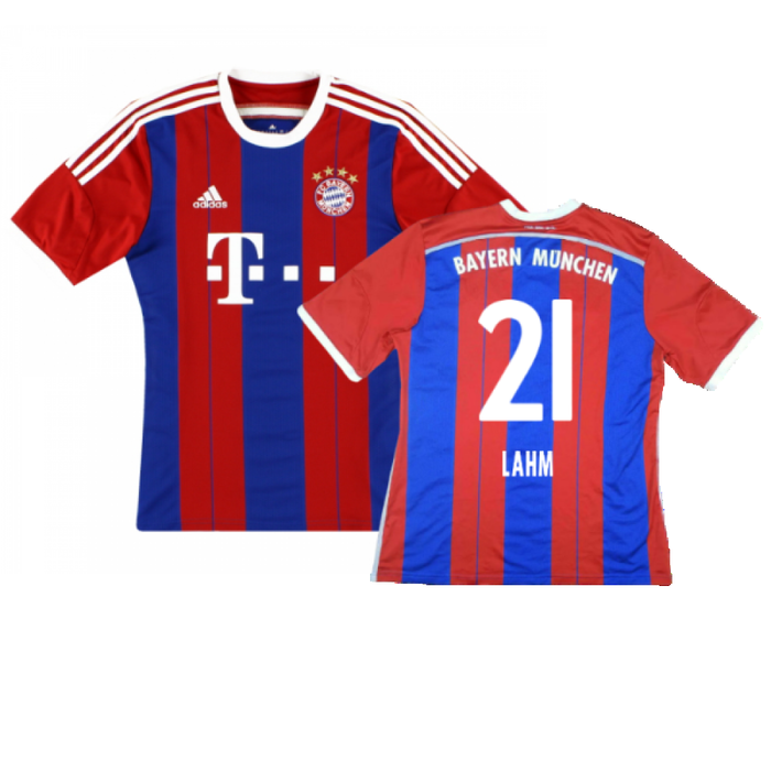 Bayern Munich 2014-15 Home Shirt (S) (Mint) (Lahm 21)