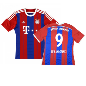 Bayern Munich 2014-15 Home Shirt (S) (Excellent) (Lewandowski 9)_0