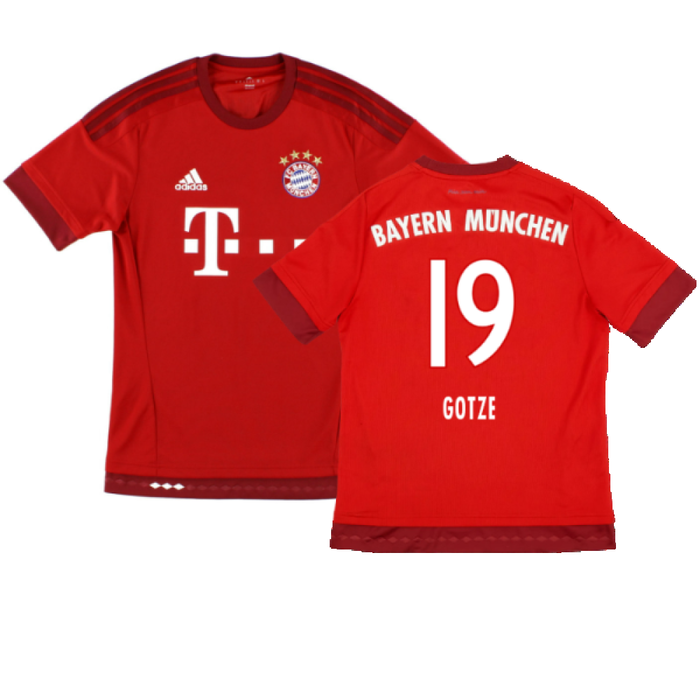 Bayern Munich 2015-16 Home Shirt (M) (Mint) (Gotze 19)