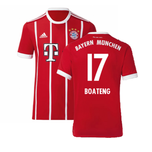 Bayern Munich 2017-18 Home Shirt (Excellent) (Boateng 17)_0