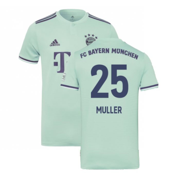 Bayern Munich 2018-19 Away Shirt (Excellent) (Muller 25)