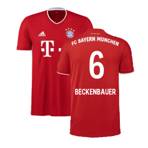 Bayern Munich 2020-21 Home Shirt (L) (Mint) (BECKENBAUER 6)_0