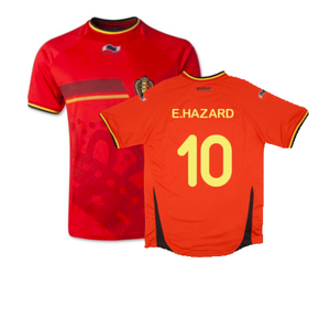 Belgium 2014-2015 Home Shirt (XL) (Excellent) (E.Hazard 10)_0