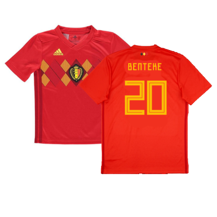 Belgium 2018-19 Home Shirt (XL) (Good) (Benteke 20)