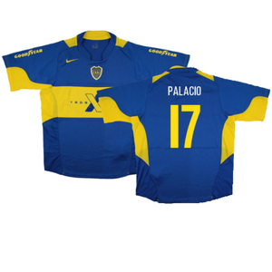 Boca Juniors 2005-06 Home Shirt (L) (Excellent) (Palacio 17)_0