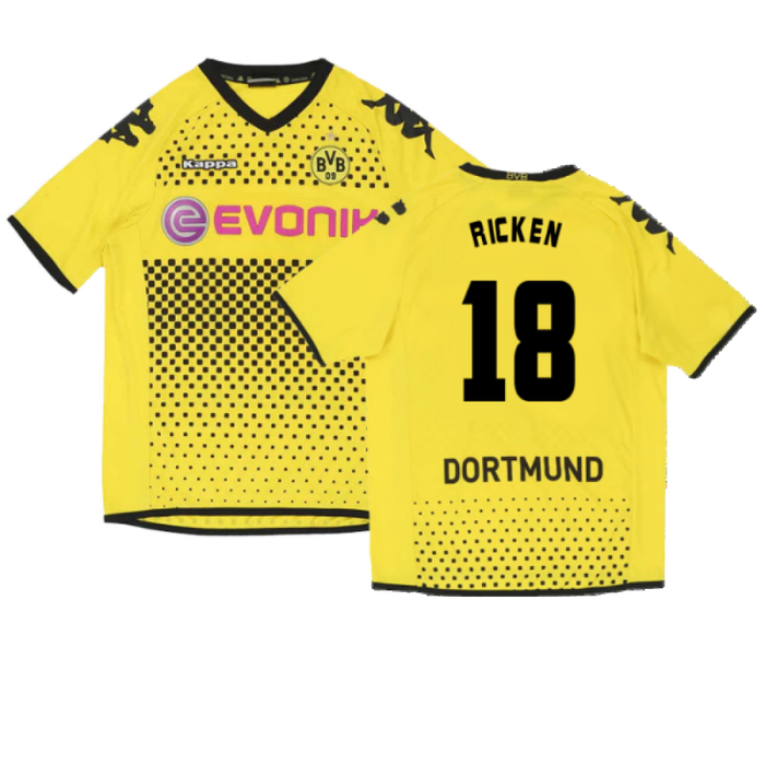 Borussia Dortmund 2011-12 Home Shirt (L) (Very Good) (Ricken 18)