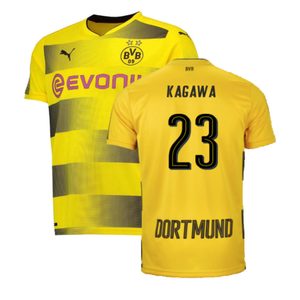 Borussia Dortmund 2017-18 Home Shirt (L) (Excellent) (Kagawa 23)_0