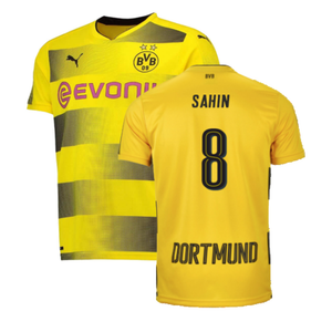 Borussia Dortmund 2017-18 Home Shirt (S) (Very Good) (Sahin 8)_0