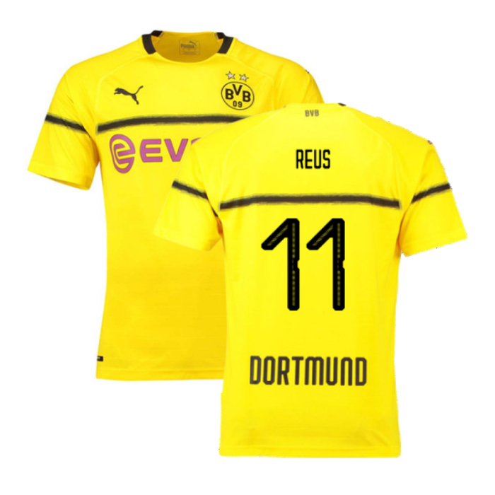 Borussia Dortmund 2018-19 European/Cup Home Shirt (L) (Very Good) (Reus 11)