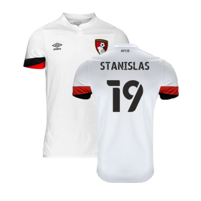 Bournemouth 2021-22 Away Shirt (Sponsorless) (XXL) (Stanislas 19) (Excellent)