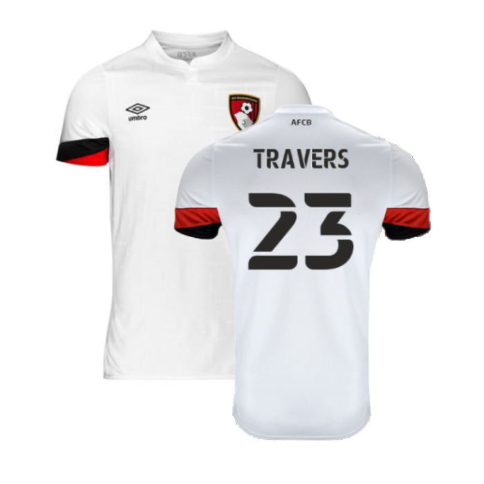 Bournemouth 2021-22 Away Shirt (Sponsorless) (XXL) (Travers 23) (Excellent)