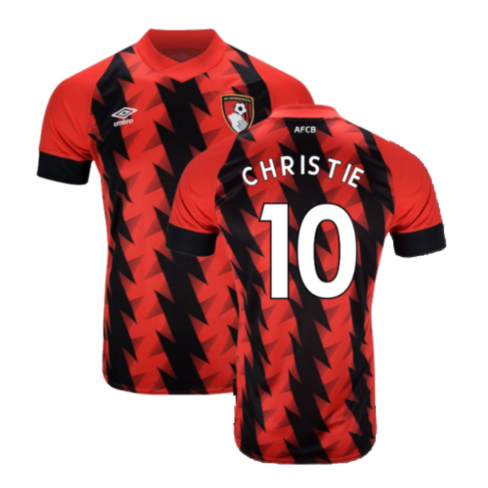 Bournemouth 2022-23 Home Shirt (Sponsorless) (L) (CHRISTIE 10) (Mint)