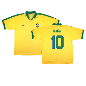 Brazil 1997-98 Home Shirt (XL) (Very Good) (KAKA 10)_0