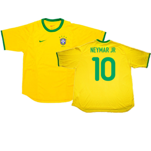 Brazil 2000-02 home (XL) (Excellent) (Neymar JR 10)_0