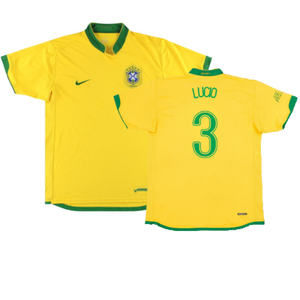 Brazil 2006-08 Home Shirt (L) (Excellent) (Lucio 3)_0