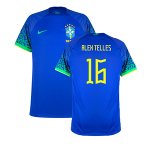 Brazil 2022-23 Away Shirt (XSB) (Mint) (Alex Telles 16)_0