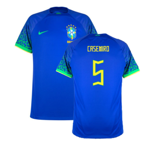 Brazil 2022-23 Away Shirt (XSB) (Mint) (Casemiro 5)_0