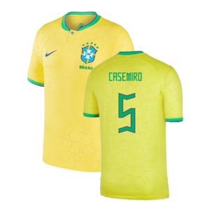 Brazil 2022-23 Home Shirt (Baby) (3-6 months) (Excellent) (Casemiro 5)_0