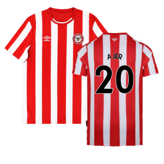 Brentford 2021-23 Home Shirt (S) (Mint) (AJER 20)