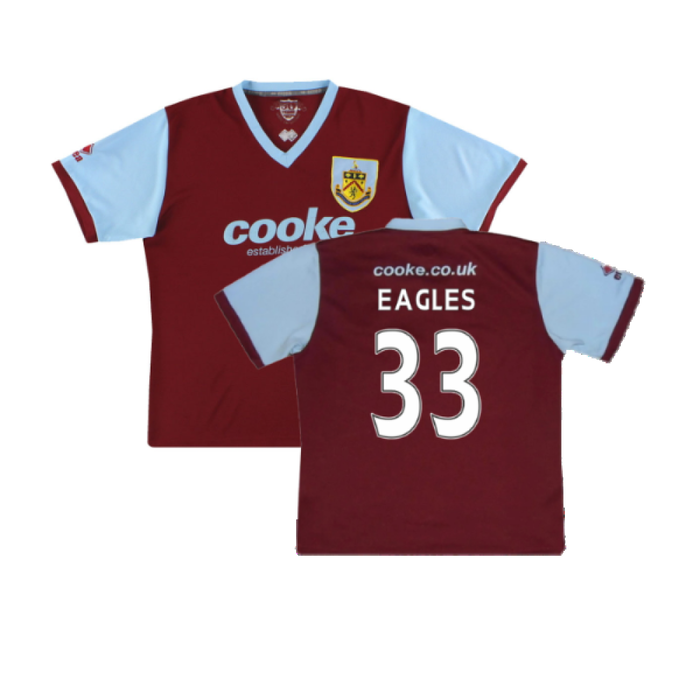 Burnley 2009-10 Home Shirt (XL) (Excellent) (Eagles 33)