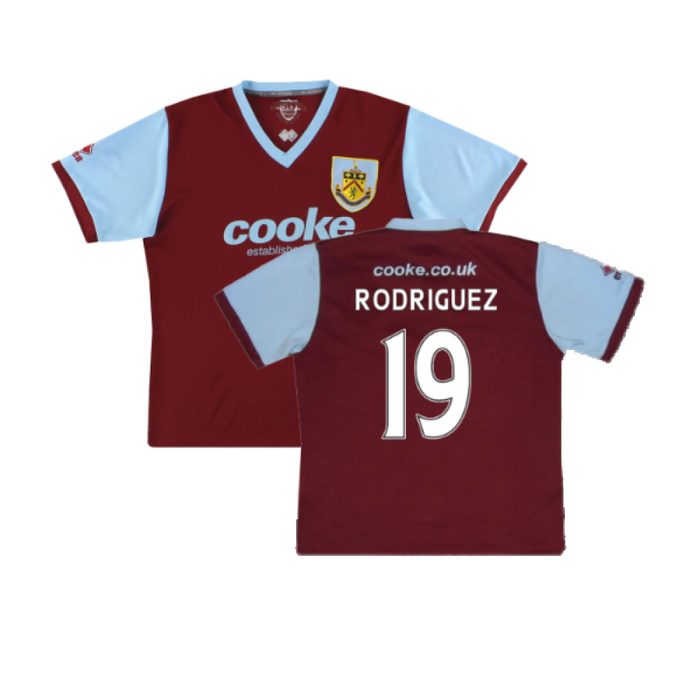 Burnley 2009-10 Home Shirt (XL) (Excellent) (Rodriguez 19)