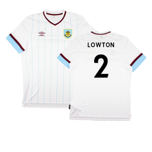 Burnley 2021-22 Away Shirt (Sponsorless) (S) (Excellent) (LOWTON 2)_0