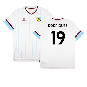 Burnley 2021-22 Away Shirt (Sponsorless) (S) (Excellent) (RODRIGUEZ 19)_0