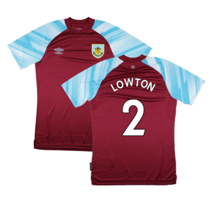 Burnley 2021-22 Home Shirt (Sponsorless) (S) (LOWTON 2) (Mint)