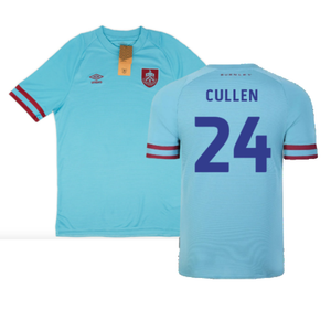 Burnley 2022-23 Away Shirt (Sponsorless) (M) (Mint) (CULLEN 24)_0