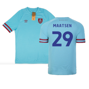 Burnley 2022-23 Away Shirt (Sponsorless) (M) (Mint) (MAATSEN 29)_0