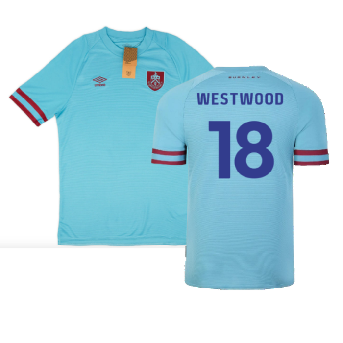 Burnley 2022-23 Away Shirt (Sponsorless) (XXL) (Excellent) (WESTWOOD 18)