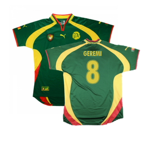 Cameroon 2000-02 Home Shirt (XL) (Very Good) (Geremi 8)_0