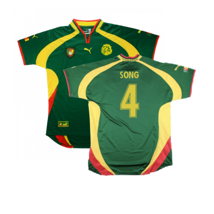 Cameroon 2000-02 Home Shirt (XL) (Very Good) (Song 4)